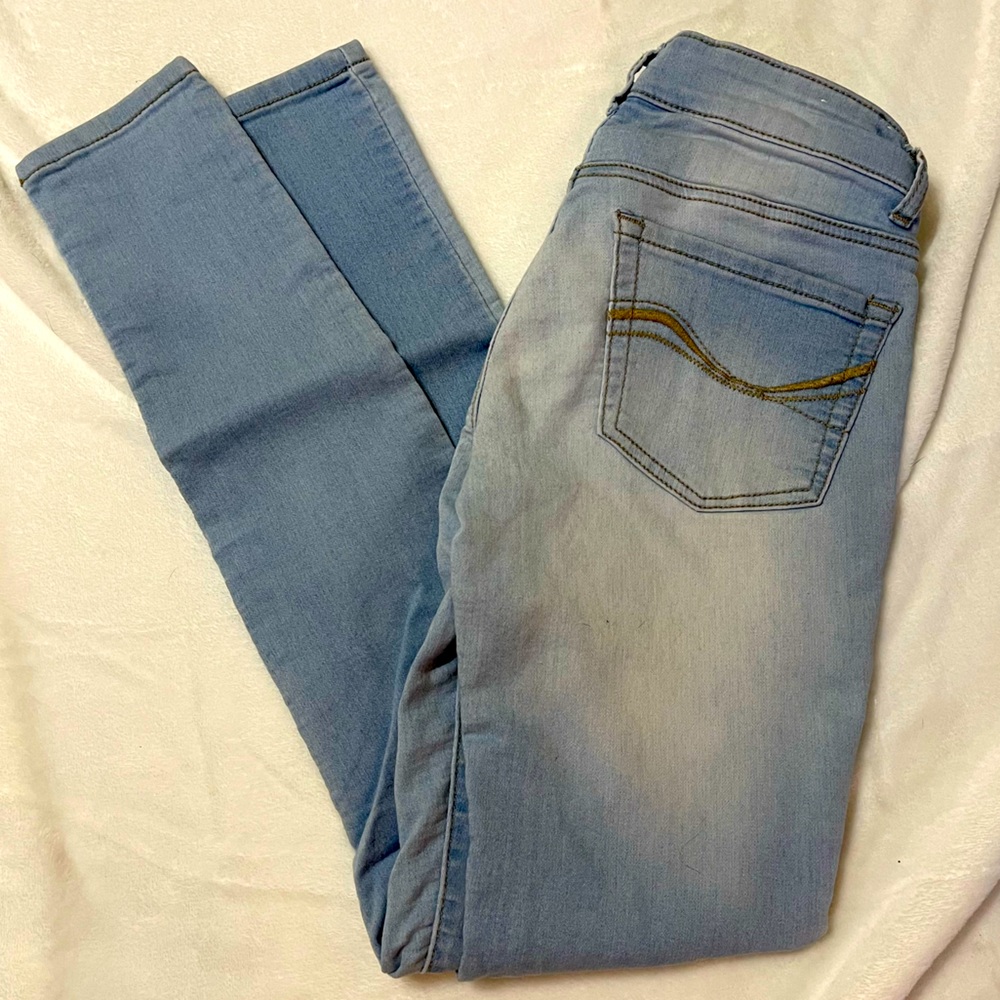 SO Faded Light Blue Jeggings